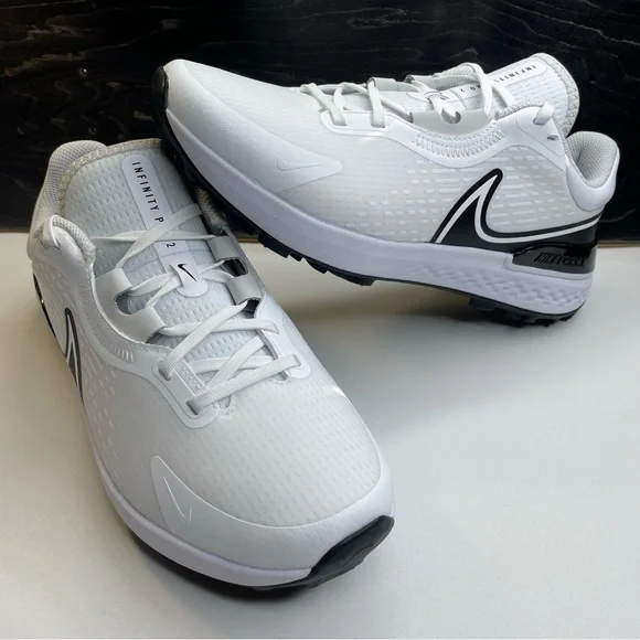 Nike | Shoes | Nike Infinity Pro 2 Golf Shoes White Black  display picture 2